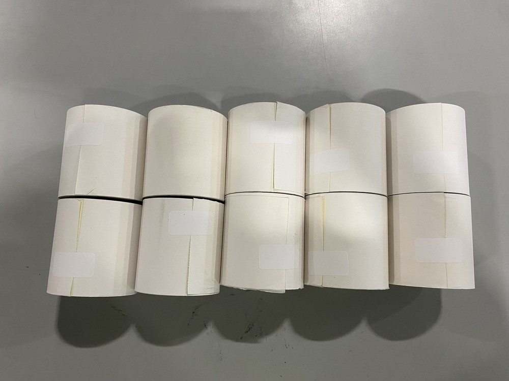 UNIVERSAL 10 ROLLS 2-PLY 3″ X 90′ CARBONLESS POS PAPER ROLLS – WHITE/CANARY