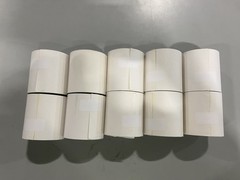 UNIVERSAL 10 ROLLS 2-PLY 3″ X 90′ CARBONLESS POS PAPER ROLLS – WHITE/CANARY