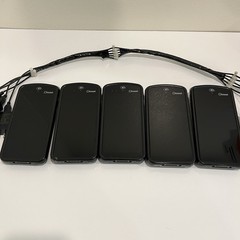 Lot of 5 Toast Go 2 Handheld POS Tablets TG200 with Individual Chargers