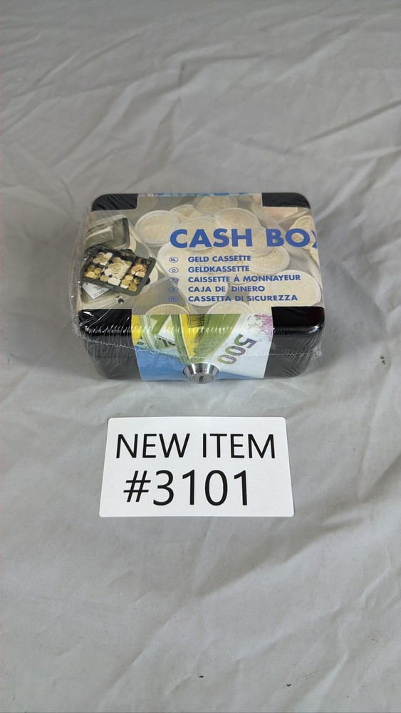 Cash Box w/ Key Lock