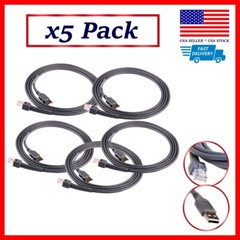5 Pack ✅ USB cable for Symbol Motorola Barcode Scanner 7FT 2M ✅ Fast Shipping