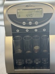 Royal Sovereign Fast Sort FS-2D 2 Row Digital Coin Sorter TESTED WORKING!