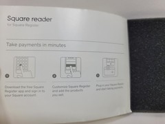 Square Magstripe Credit Debit Card Reader For Android iPhone 3.5mm Jack White