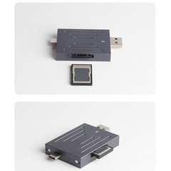 CFE Type A Card Reader USB 3.2 Gen 2 10Gbps USB A & USB C Port Data Transfer