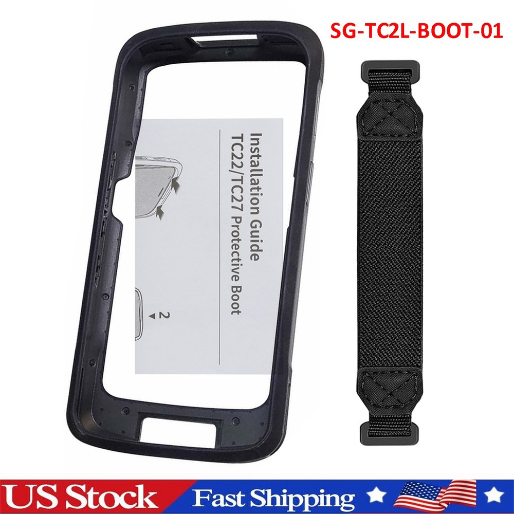 US New Protective Cover Boot with Hand Strap for Zebra TC22 TC27 SG-TC2L-BOOT-01