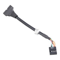 20Pin USB3.0 to 9Pin USB2.0 Internal Cable USB3.0 Header to USB2.0 Adapter Cable
