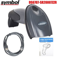 Symbol Zebra Motorola DS6707-SR20007ZZR 1D 2D Barcode POS Scanner With USB Cable
