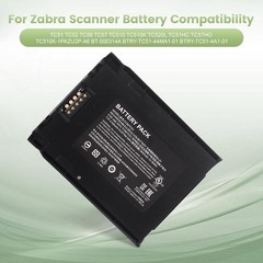 High-Capacity TC51 Battery for Zebra Scanners – 3.85V with Safety Protections