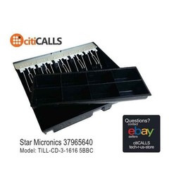 Star Micronics 37965640 TILL CD3-1616 Cash Drawer 5Bill-8Coin Monery Tray Insert