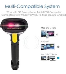 2D Barcode Scanner NT-1228BL Wireless & Bluetooth USB Wired for Phone/PC