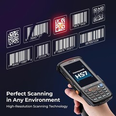MUNBYN Android Barcode Scanner 082Pro, Android 12 PDA, Equipped with Honeywell
