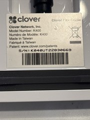 Clover Flex 2 C403 Card Reader POS System + Clover K400 Flex Cradle TESTED