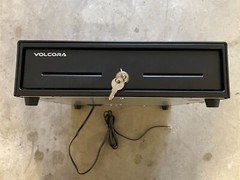 2 Volcora 500022 Cash Register Drawer Removable Coin Tray and Generic With Keys