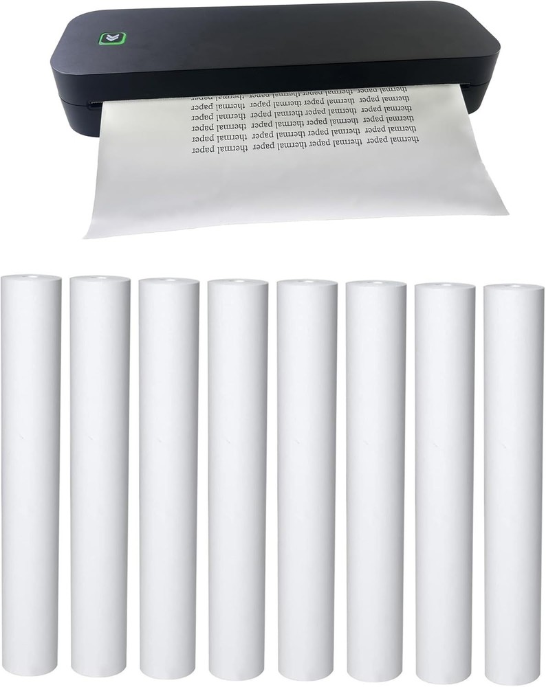 A4 Thermal Printer Paper 8 Rolls BPA Free BPS Free Inkless for Peripage Munbyn J
