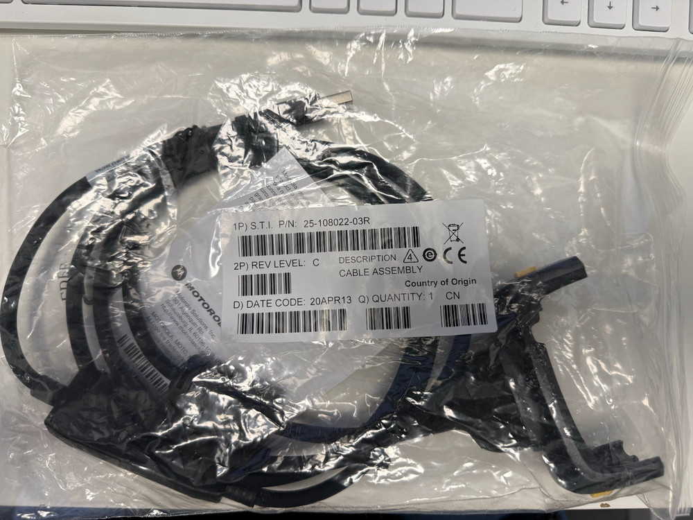 Zebra MOTOROLA 25-108022-03R MC55 MC65 MC67 USB Charging Cable