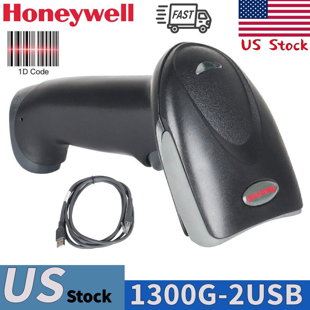 Honeywell Hyperion 1300G-2USB 1D USB Handheld Barcode Scanner With USB Cable USA