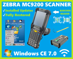 Zebra MC92N0-GL0SYEYA6WR 2D/1D/QR Barcode Scanner, Windows CE 7.0, Battery!🔥⭐
