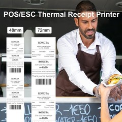 80mm Thermal POS Printer with Auto Cutter – USB, Serial, Ethernet Connectivity