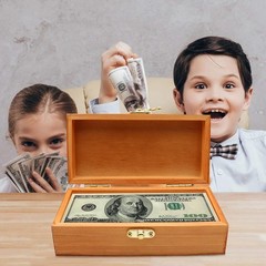 Wooden Lockable Currency Tray, Single Row Currency Tray, Cash Organizer Money…