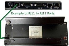 7′ RJ11 Cable for Logic Controls Bematech KB1700 KB9000 Bump Bar to KDS Computer