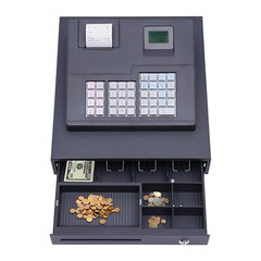 39 Keys Wired Lockable Electric Thermal Cash Register with Drawer for Catering