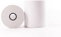 (10 Rolls) Non-Thermal Paper Rolls 3″ x 165′ 1-Ply Bond Receipt Paper – NEW