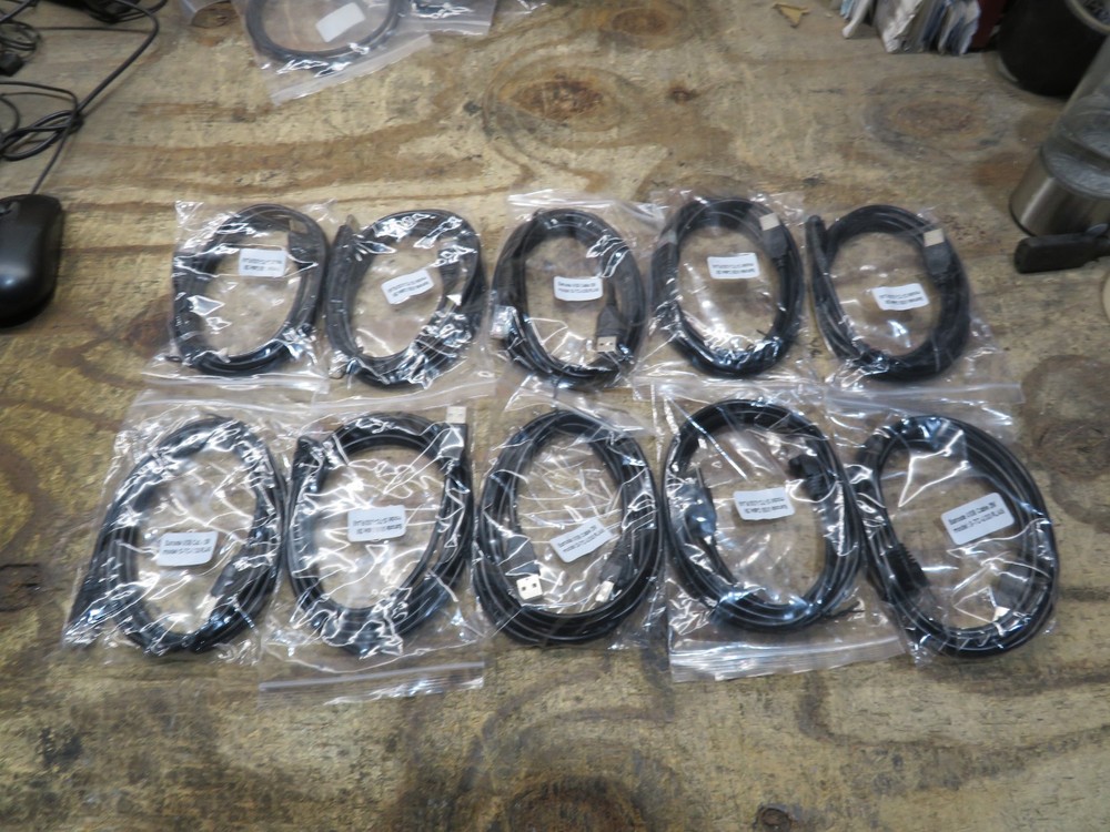 LOT OF 10 Pack ✅ USB cable for Symbol Motorola Barcode Scanner 7FT 2M ✅ NEW