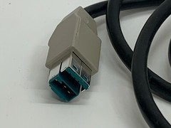 VeriFone MX915 PINPAD CABLE 23998-02-R CABLE Yellow 6ft, Used
