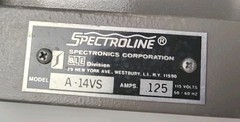 BLE 6.5″ Spectroline Black Light Eastern Model A-14VS Nice Shape Needs New Bulb?