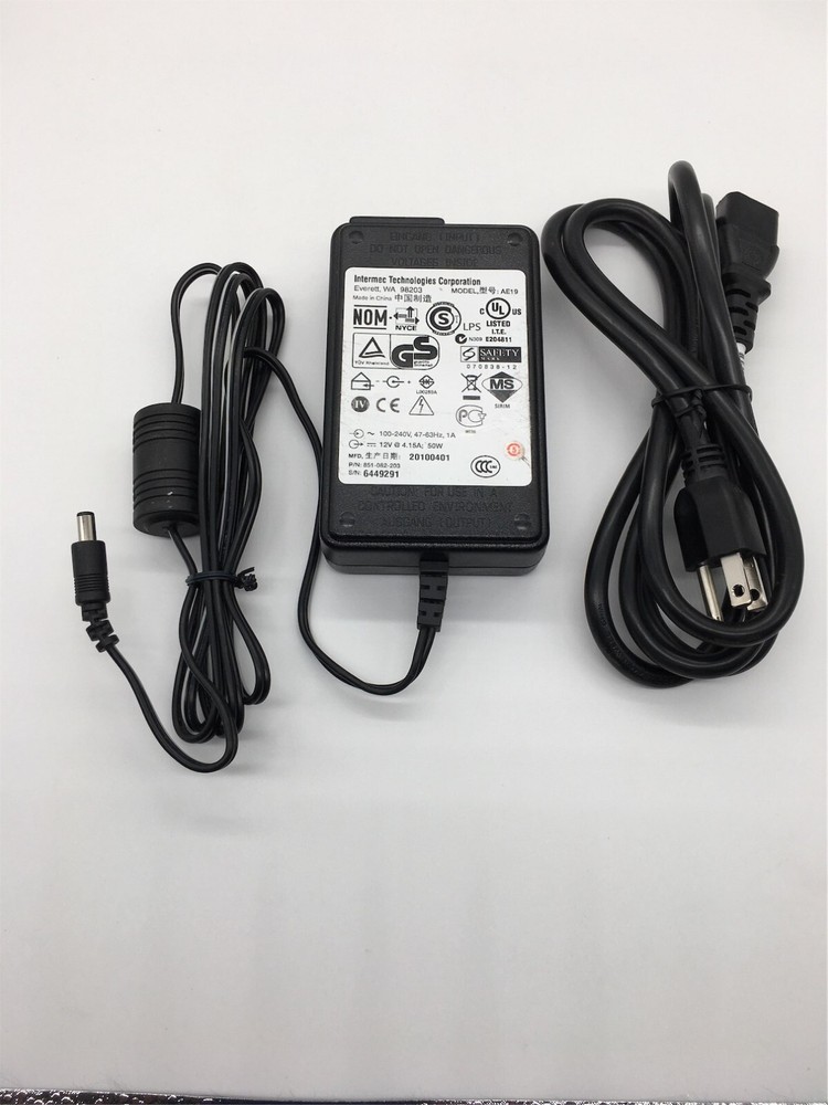 INTERMEC 851-082-003 / 851-082-203 UNIVERSAL POWER SUPPLY 12V-4.15A 50W