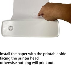 Continuous 200 Page Thermal Printer Paper 8.5 x 11 – Coated, Without Black Marks