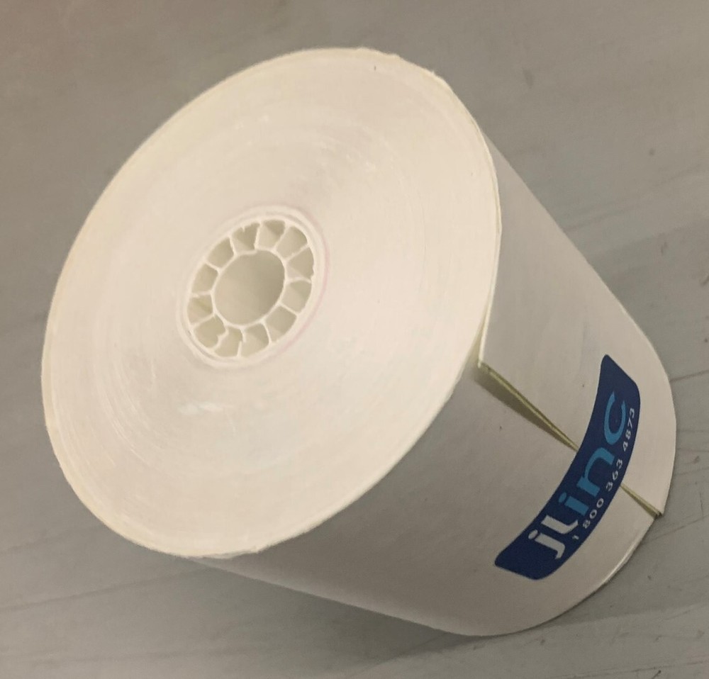 3″ 2-PLY WHITE AND CANARY YELLOW PRINTER RECEIPT BOND PAPER ROLLS 45 ROLLS NEW