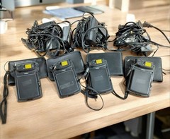 4 Symbol Pocket PC Computer Scanners With 3 Charging Stations CS-MC50XL
