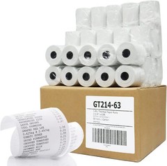 Thermal Paper Receipt Rolls POS/Cash Register, 2.25″ x 50ft, GT214-50 50 Rolls