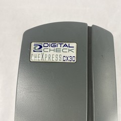 Digital Check CX30 152000-01 ChexPress 30 Dim Power Light No AC Adapter Tested