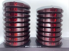 TD163 Pagers Wireless Pager System Queuing 17 Buzzers Food Truck***READ***