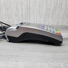 Verifone VX520 POS Credit Card Reader Machine #M252-753-03-NAA-3 w/ Power Supply