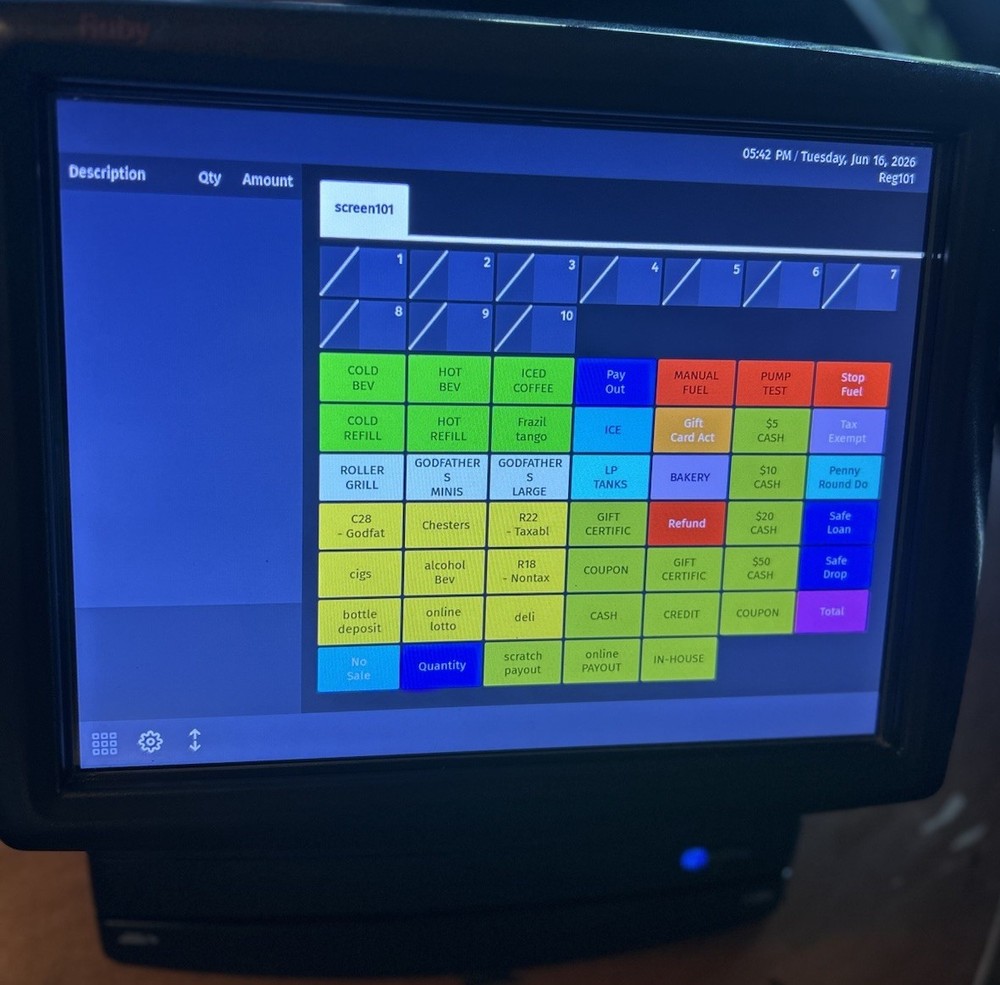 VeriFone RUBY2 Touchscreen POS Console USED