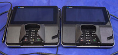 Lot of 2 Verifone PinPad Payment Terminal MX900-01 Untested W/Stylus AS IS READ