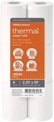Office Depot® Brand Thermal Paper Rolls, 2 1/4″ X 50′, White, Pack of 6