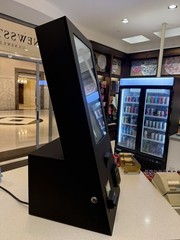 Self Checkout POS Kiosk PARLEVEL MICRO MARKET MAX 21″ Touchscreen Scanner Card B