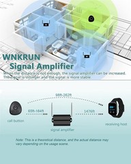 Wireless Calling System 1600+ Feet Restaurant Pager System with 1 Call Number…