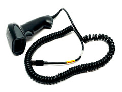 Keyence HR-100 Rev. P Handheld Code Reader w/ HR-1C5UC Communication Cable