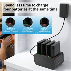 4-Port Battery Charger Cradle Adapter For Zebra TC75AH TC700H TC700K TC77HL TC77