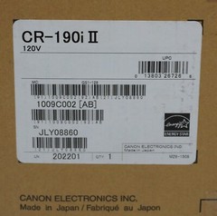 Canon | CR-190i II | Check Scanner with Power Cord – No ink or setup disc