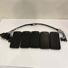 Lot of 5 Toast Go 2 Handheld POS Tablets TG200 with Individual Chargers