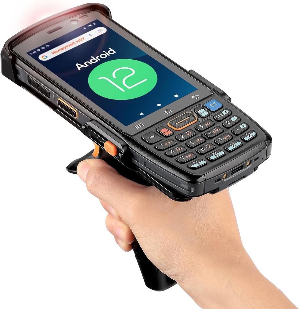 MUNBYN Android Barcode Scanner 082Pro, Android 12 PDA, Equipped with Honeywell