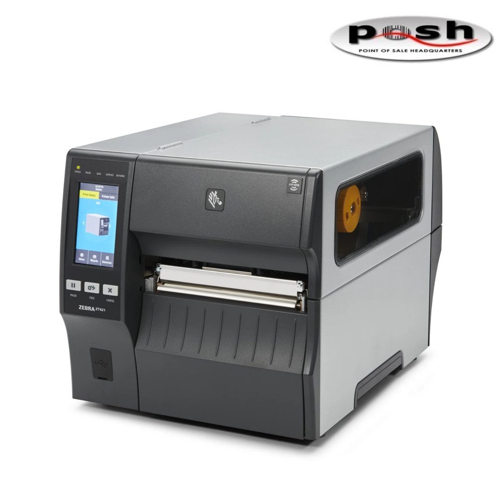 NEW Zebra ZT421 6″ Thermal Transfer Label Printer 203dpi USB Ethernet BT