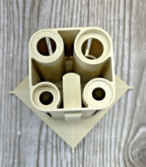 MMF™ Industries Coin Tender Sorter Counter Beige USA Made 4 Tubes No 224-0006-14