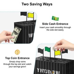 Smart Coin Piggy Bank– Container Shaped Money Bank w/ LCD Automatic Coin Counter